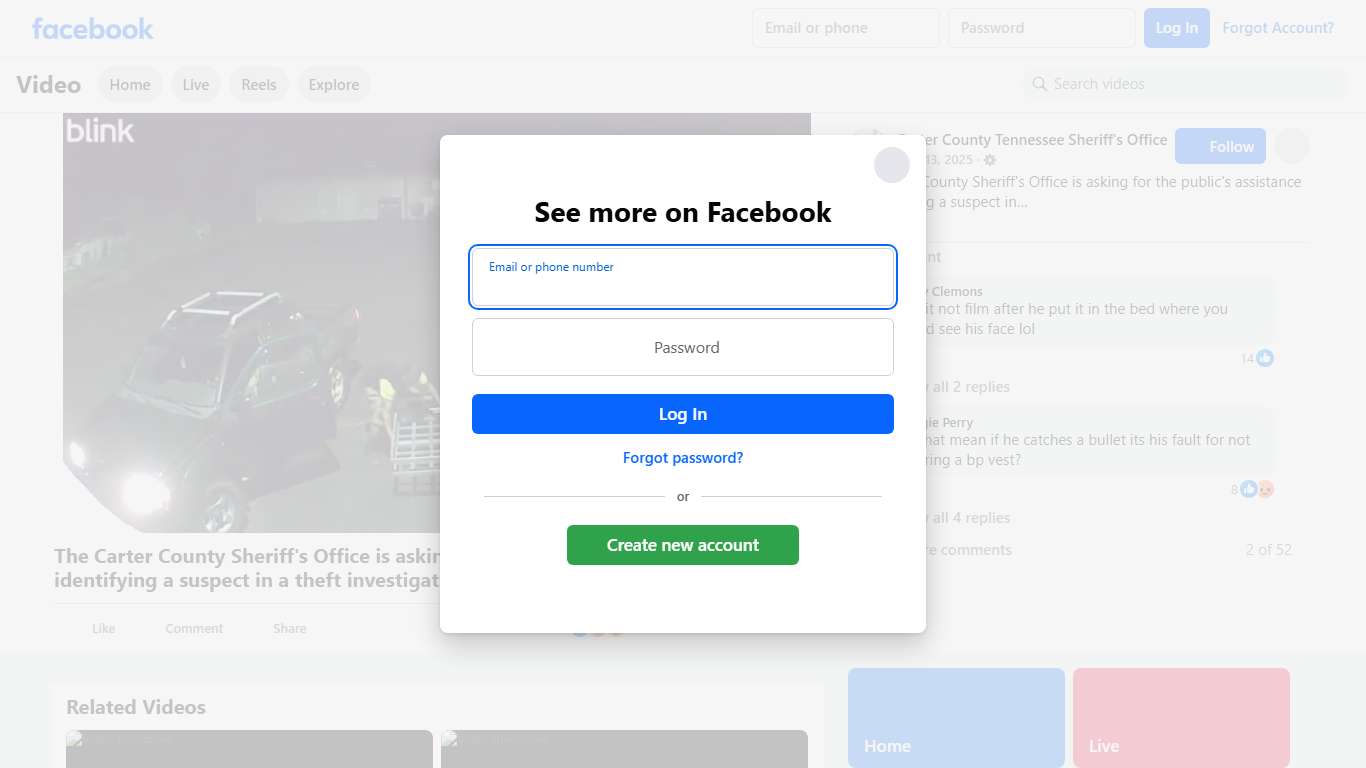 The Carter County Sheriff's Office is asking for the public's assistance in identifying a suspect in a theft investigation. On 05/03/2025 at about 10:50 p.m. this subject took a metal tow hitch cargo carrier from a jeep that was sitting in the parking lot of Brown's Grocery in Hampton. If anyone has any information on this theft or knows who the suspect is, please contact Inv. Kelly Blevins at 423-542-1882. | Carter County Tennessee Sheriff's Office | Facebook